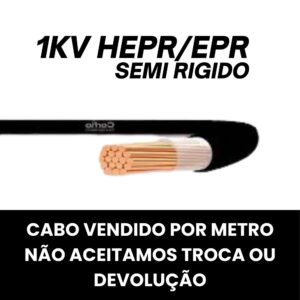 CABO FLEX 1KV 10MM AFUMEX/ATOX (EPR/HEPR-90) PRETO (MT)