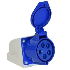 TOMADA IND SOB 2P+T 16A 220V AZUL