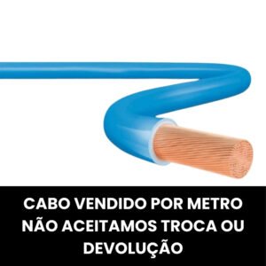CABO FLEX 1,5MM 750V LAMES/MEGAT/COBRECOM AZUL (MT)