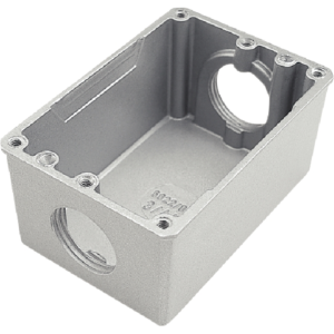 CAIXA DE LUZ ALUM P/PISO BAIXA 4X2 3/4"