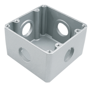 CAIXA DE LUZ ALUM P/PISO ALTA 4X4 1"