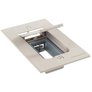 PLACA PISO 4X2 ALUM 1 MOD CINZA