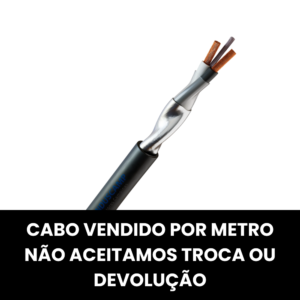 CABO INSTRUMENTAÇÃO BLINDADO 2X1,00MM 300V (MT)