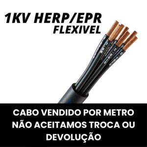 CABO CONTROLE 10X1MM 1KV (EPR/HEPR-90) VIAS PRETAS N° (MT)