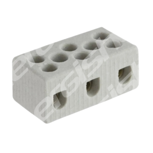 CONECTOR PORCELANA 10MM 3 POLOS 50A