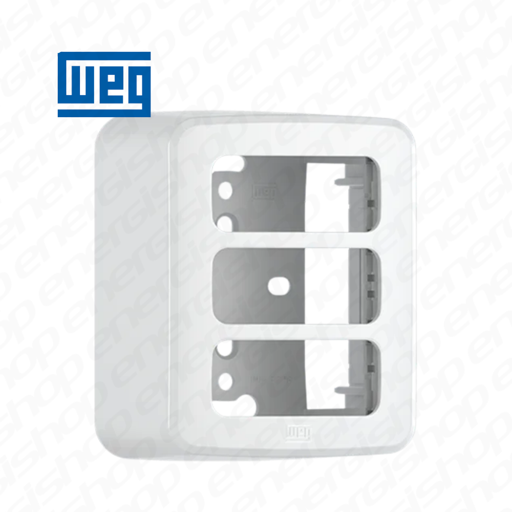 COMPOSÉ CAIXA SOBREPOR 3 MOD BRANCO