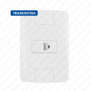 ARIA CONJ PLACA 4X2 CONEXÃO DE DADOS RJ45 CAT6