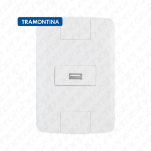 ARIA CONJ PLACA 4X2 CARREGADOR USB 1,5A