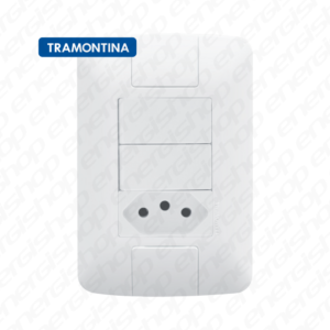 ARIA CONJ PLACA 4X2 2 INT SIMP 6A + TOM 2P+T 10A