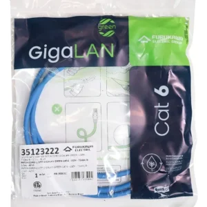 PATCH CORD GIGALAN CAT.6 GREEN LSZH 1,5M AZUL