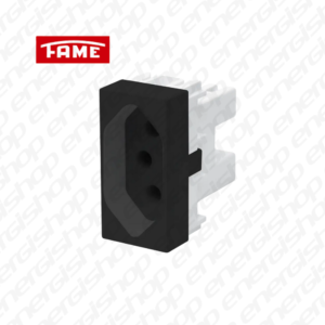 HABITAT BLACK MOD TOM 2P+T 10A 250V