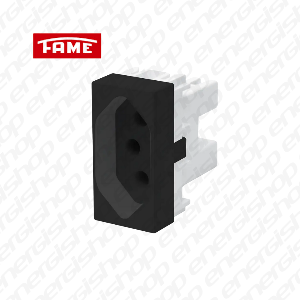 HABITAT BLACK MOD TOM 2P+T 10A 250V