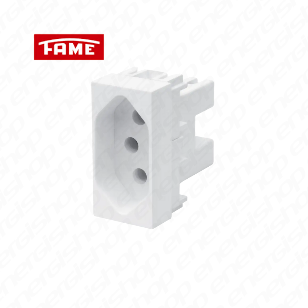 HABITAT BRANCO MOD TOMADA 2P+T 10A 250V