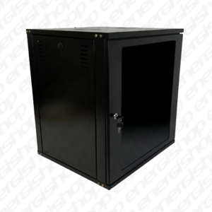 MINI RACK 19" 10US X 470MM PISO C/PORTA DE VIDRO