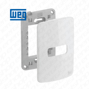 COMPOSÉ PLACA C/SUPORTE 4X2 1 MOD BRANCO