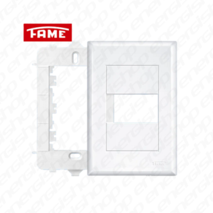 EVIDENCE PLACA C/SUPORTE 4X2 1 MOD BRANCO