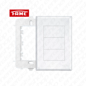 EVIDENCE PLACA C/SUPORTE 4X2 CEGA BRANCO