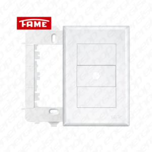 EVIDENCE PLACA C/SUPORTE 4X2 FURO CENTRAL BRANCO