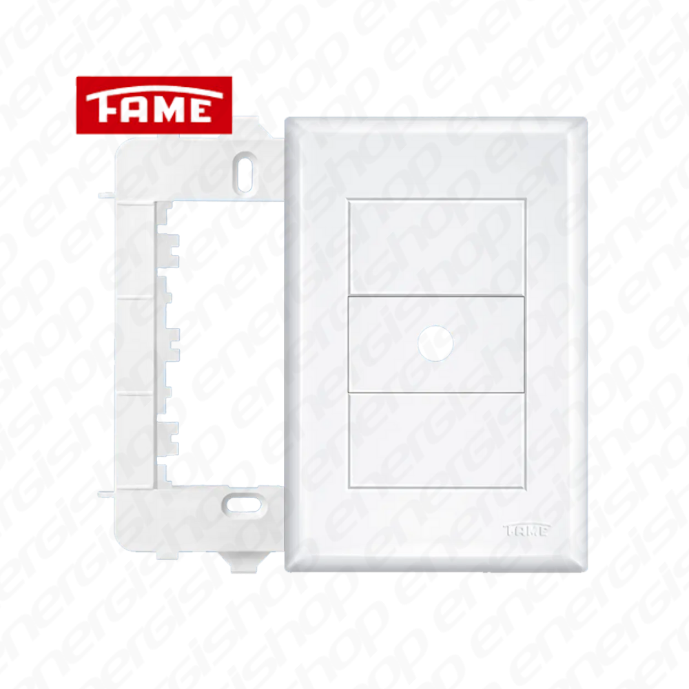EVIDENCE PLACA C/SUPORTE 4X2 FURO CENTRAL BRANCO