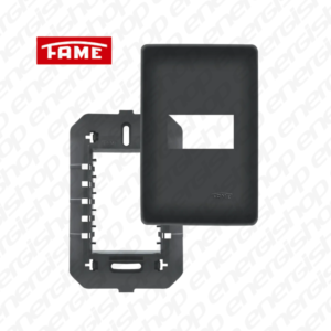 HABITAT BLACK PLACA 4X2 1 MOD C/ SUPORTE