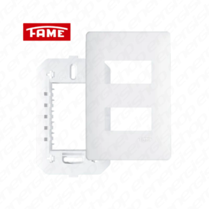 HABITAT BRANCO PLACA 4X2 2 MOD DIST+ SUPORTE