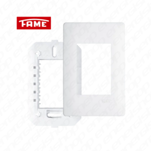 HABITAT BRANCO PLACA 4X2 3 MOD + SUPORTE