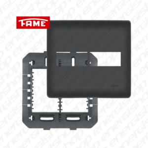 HABITAT BLACK PLACA 4X4 2 MOD C/SUPORTE