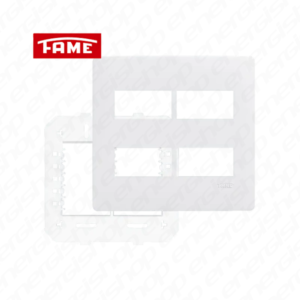 HABITAT BRANCO PLACA 4X4 2 MOD + SUPORTE