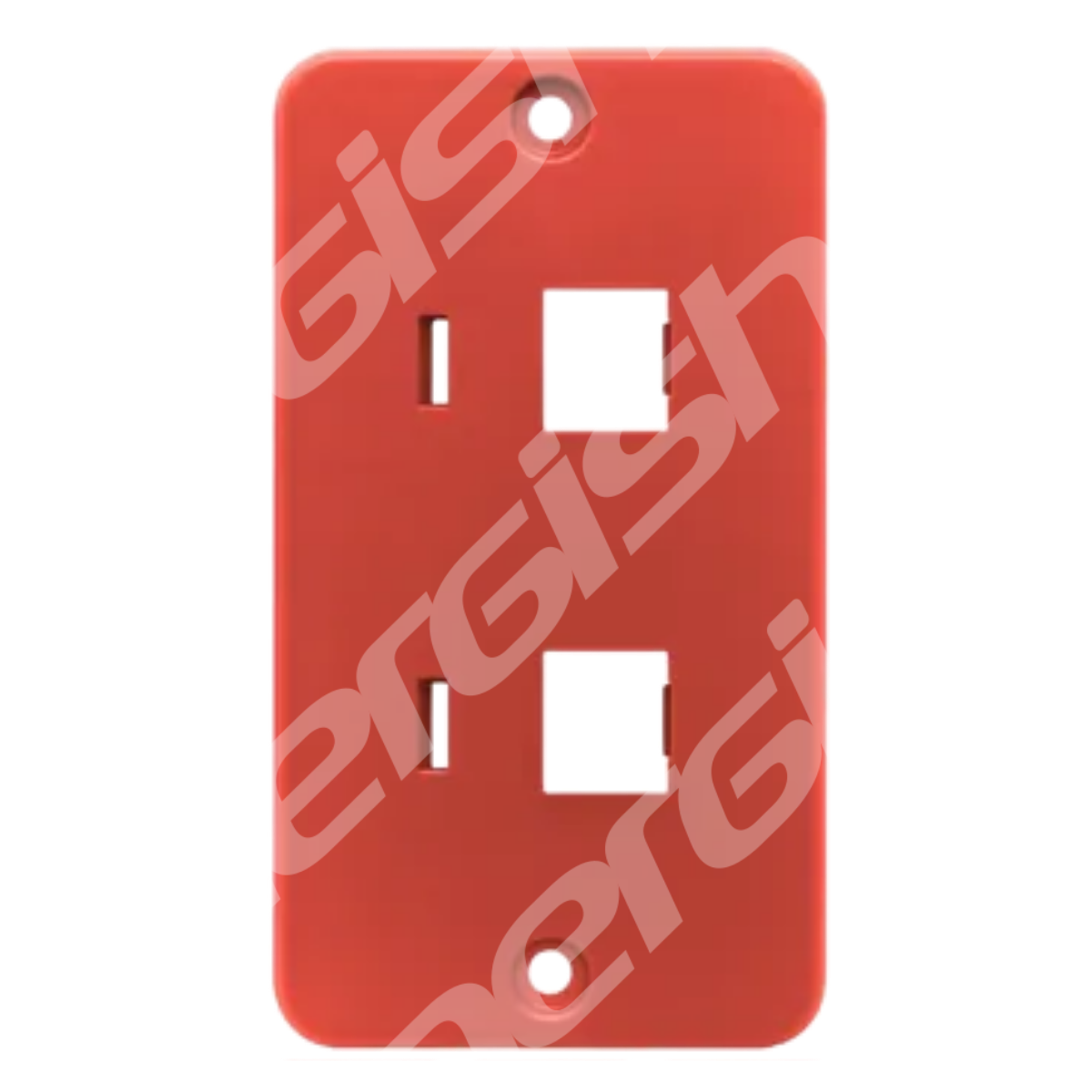 TAMPA CONDULETE PVC VERM 2 X RJ 45/11