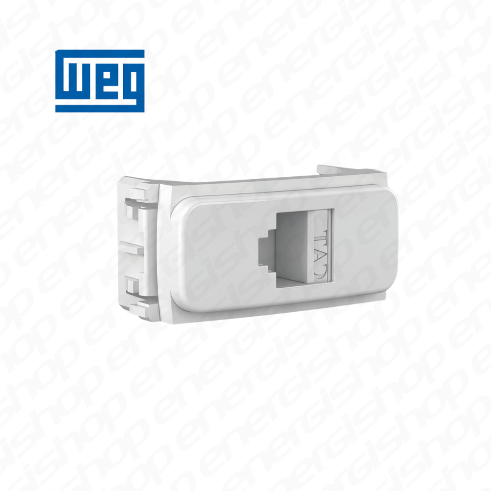 COMPOSÉ MOD TOMADA RJ45 CAT5E BRANCO