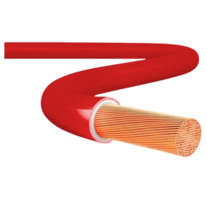 CABO FLEX 6MM 750V LAMES/MEGAT/COBRECOM VERM 100MT