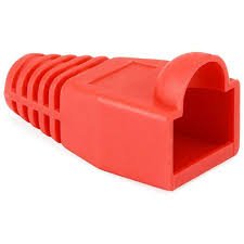CAPA P/ CONECTOR RJ-45 VERMELHA
