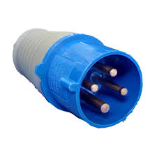 PLUG IND 3P+T 32A 220V AZUL SOPRANO