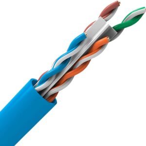CABO DE REDE CAT6E AZUL CX 305MT
