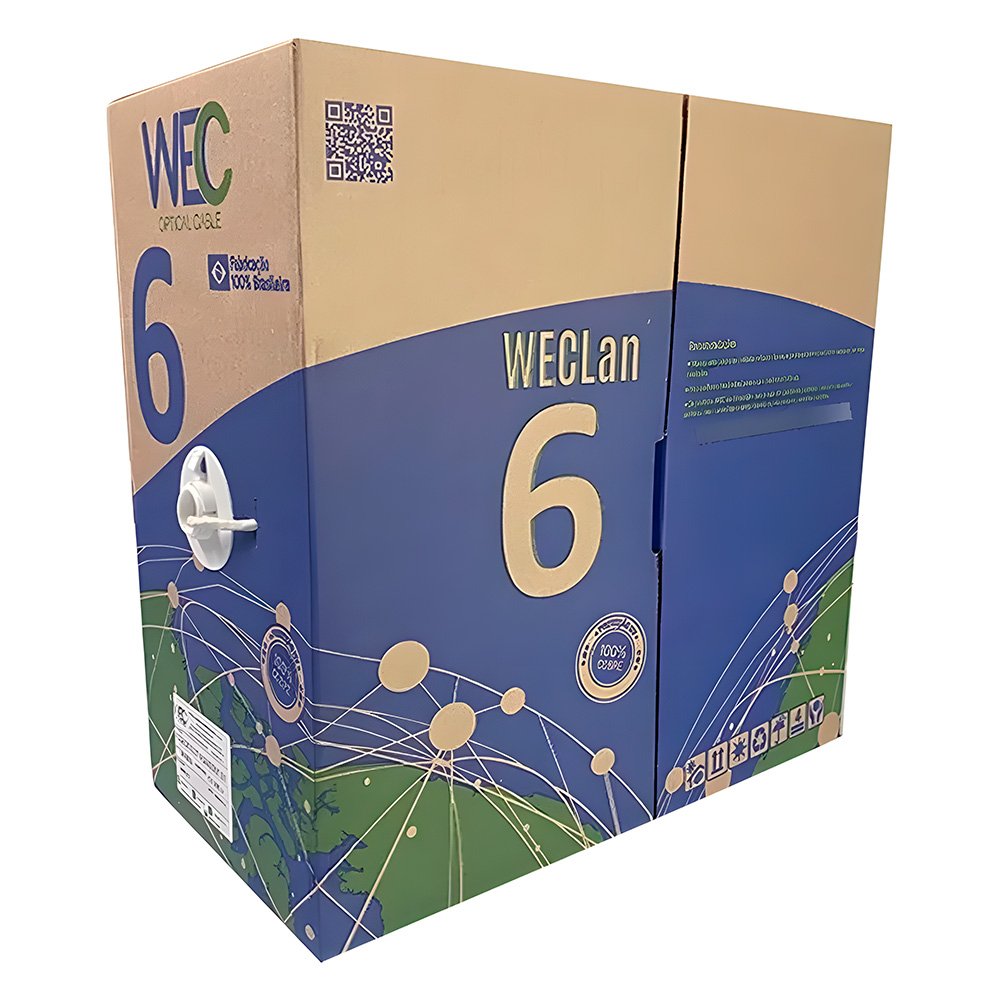 CABO REDE UTP CM CAT6 4 PARES VM (305MT) WEC CABOS
