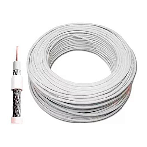 CABO COAXIAL RG6 95% 100MT BR MEGATRON