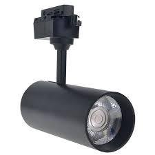 SPOT TRILHO 10W PRETO 3000K