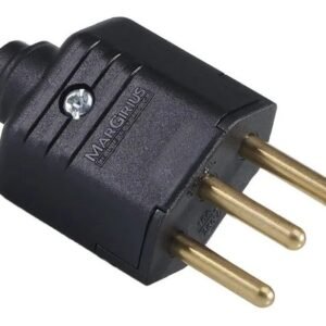 PLUG MACHO 2P+T 10A PT