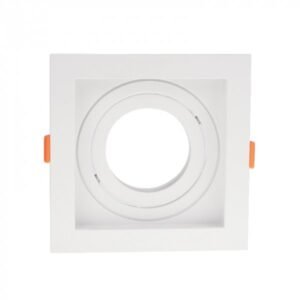 SPOT RECUADO QUAD PVC PAR20 BR