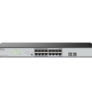 SWITCH NÃO GERENCIÁVEL 16P GIGABIT ETHERNET POE + 2 PORTAS SFP