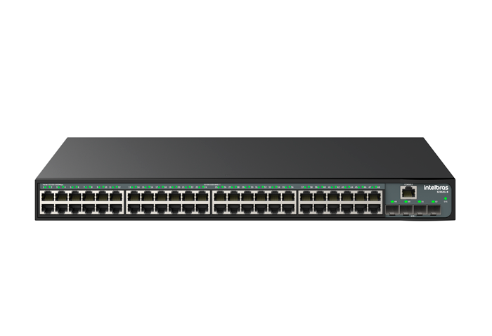 SWITCH GERENCIÁVEL 48 PORTAS GIGABIT ETHERNET COM 4 PORTAS SFP 10000 X POE S2352G PB