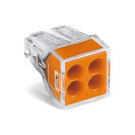 CONECTOR WAGO EMENDA 4P ATÉ 2,5MM