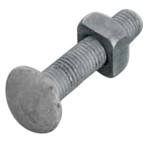 PARAFUSO FRANCES M12X40MM ROSCA TOTAL GALV FOGO