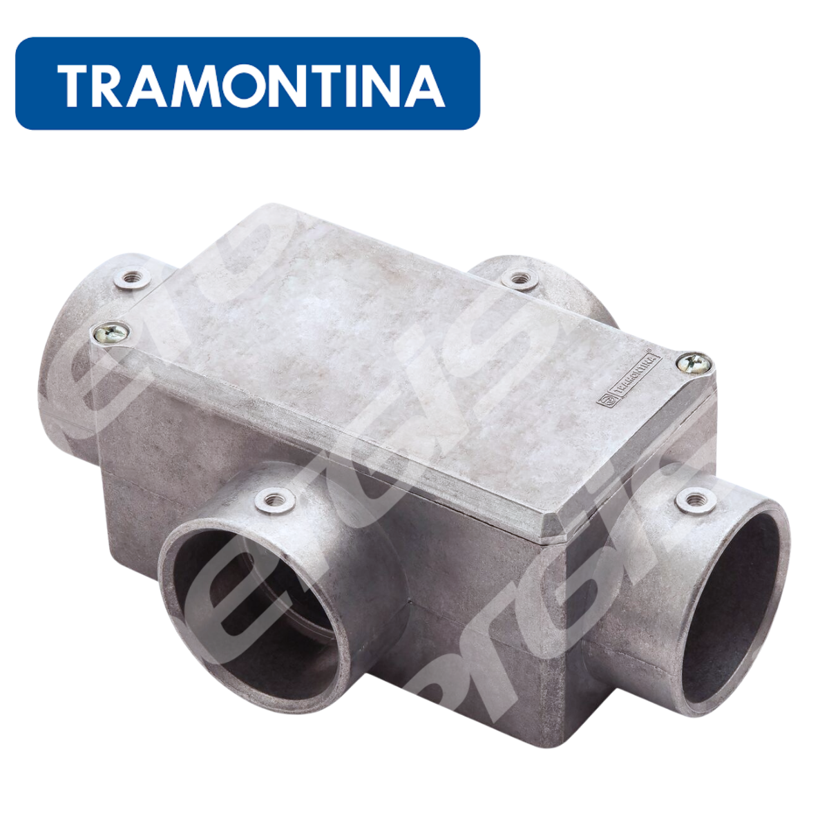 CONDULETE FIXO ALUM S/ROSCA TIPO X 2.1/2 C/TAMPA