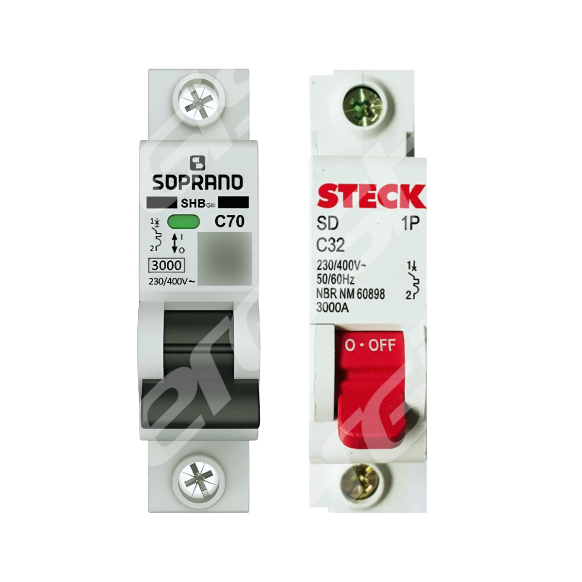 DISJ DIN UNIP 06A-C 3KA SOPRANO/STECK