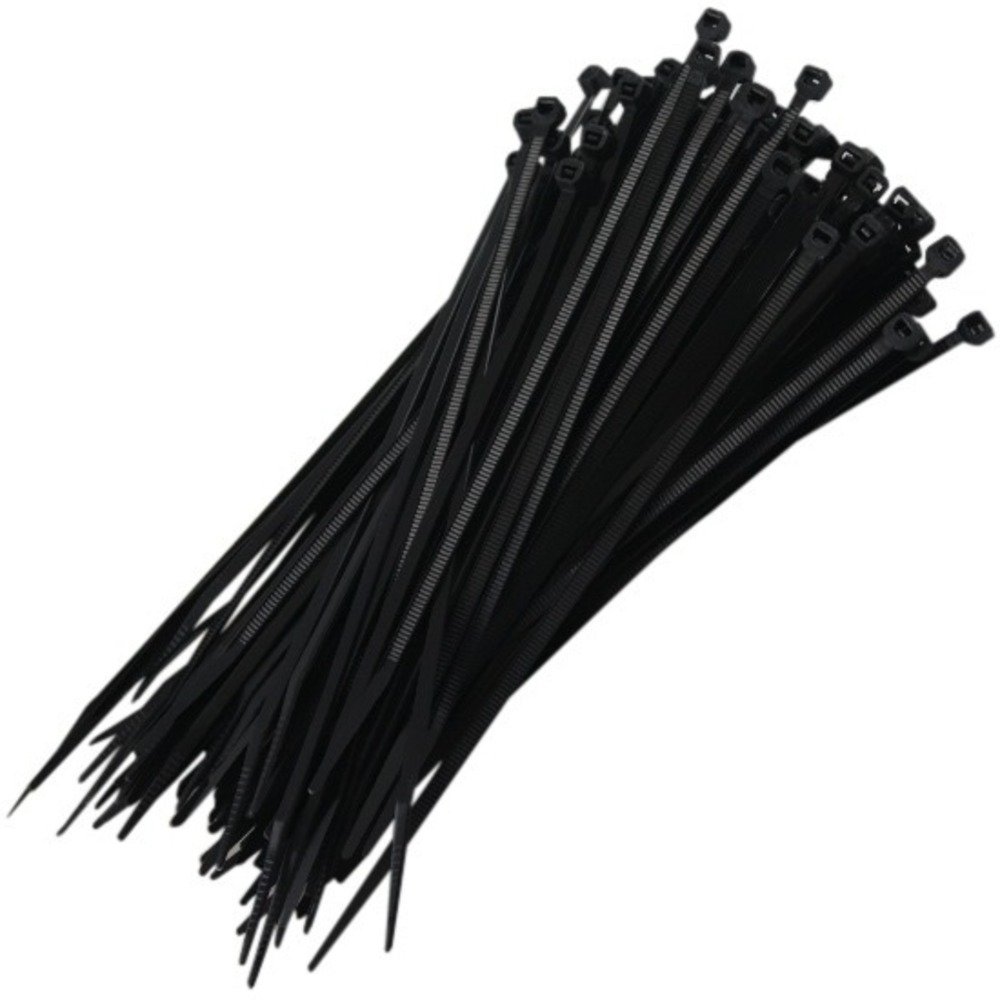 ABRACADEIRA NYLON 28CMX3,5MM PT 100UN