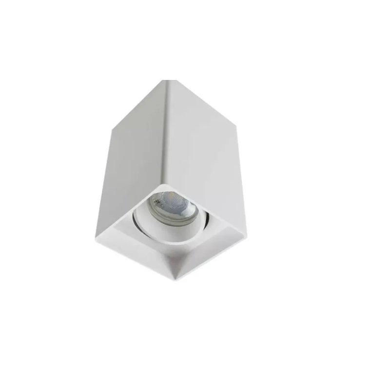 SPOT SOBREPOR MR16 QUAD 125X80MM BR PVC