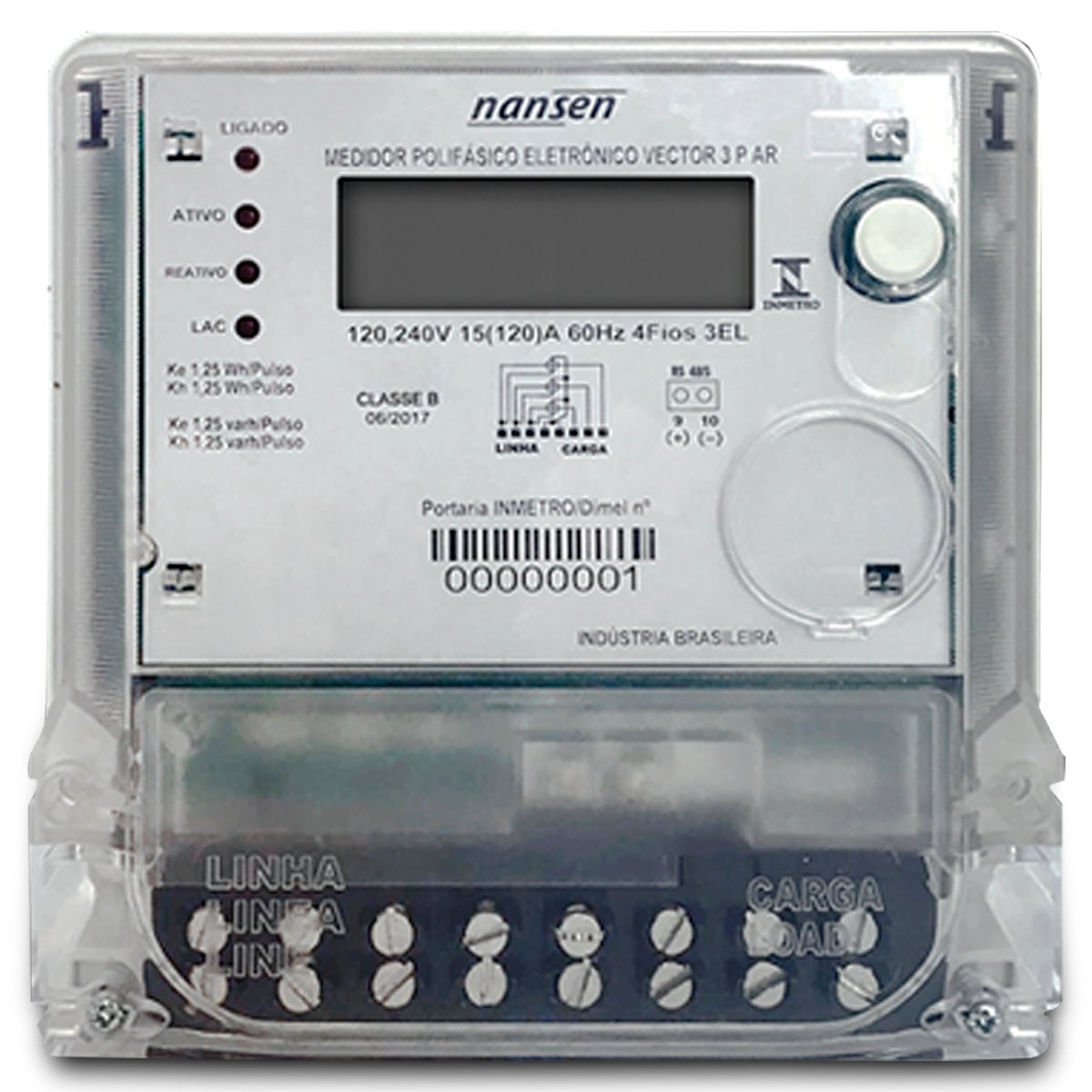 RELOGIO MED TRIF.VECTOR 3 SAR 3EL S.PIMA 15/120A B NANSEN
