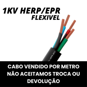 CABO PP FLEX 4X6MM 1KV (HERP/EPR-90) COBRECOM/LAMES/INDUSC (MT)