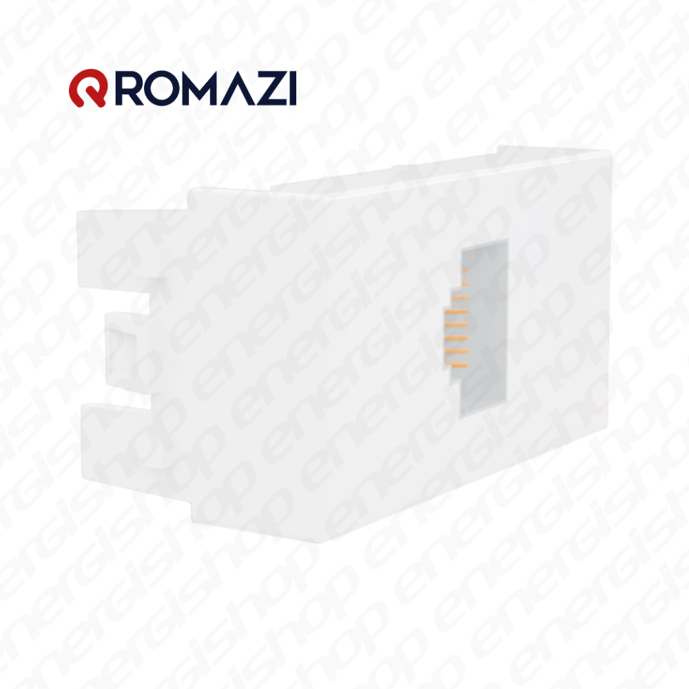 MOD RJ45 CAT5 JERI BRANCO